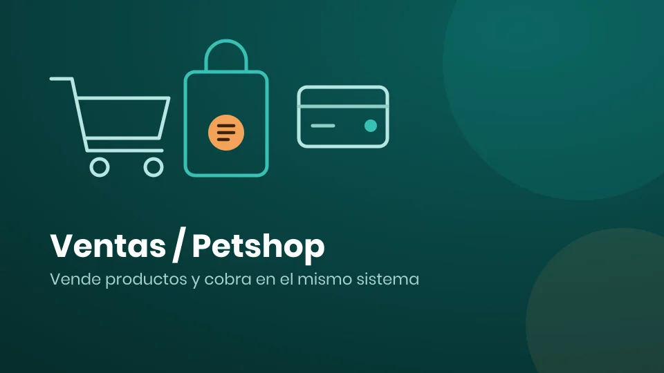 Ilustración de un carro de compras, una bolsa y una tarjeta de pago
